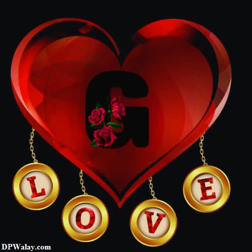 a heart with two gold coins and a rose images by DPwalay