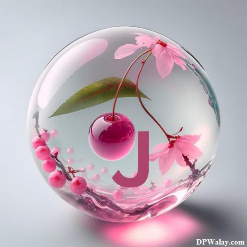 a glass ball with a cherry inside images by DPwalay
