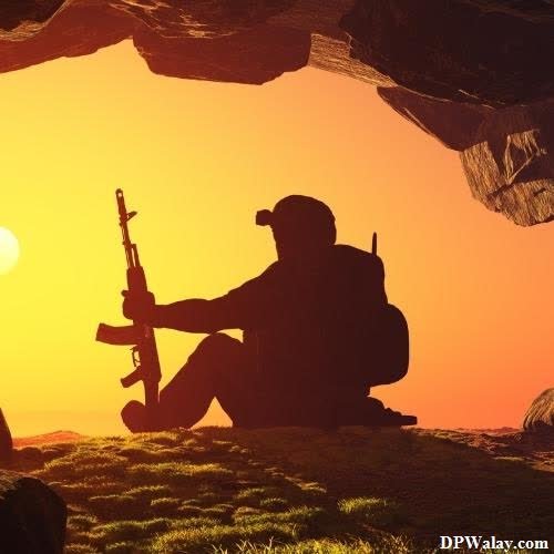a man and woman sit in a cave with the sun setting behind them images by DPwalay