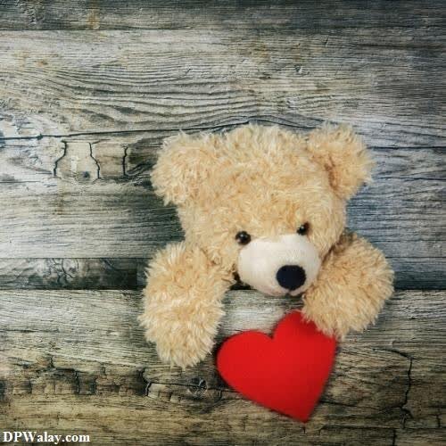 teddy bear with a heart-QV2f