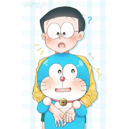 Download Nobita Shizuka Love Story On Boat Wallpaper | Wallpapers.com