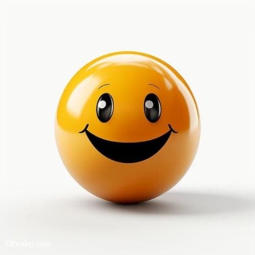 a smiley face ball with a smile on it
